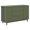 M29816OL,Pogo Tambour Assembled Dresser in Olive