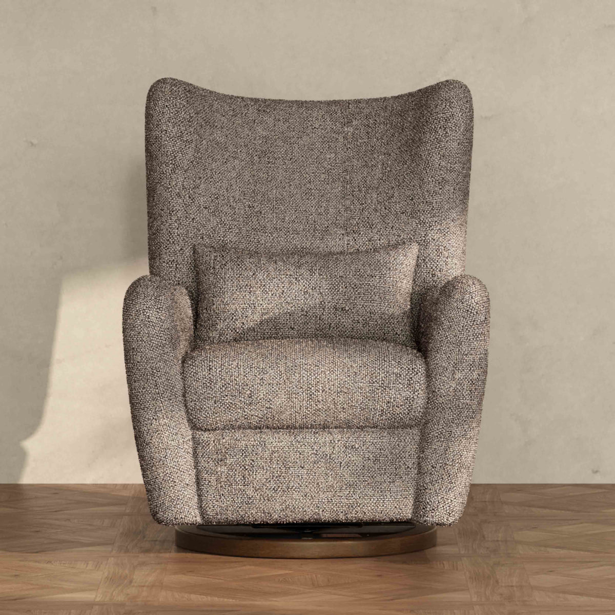 M34288ESWTB,Nate Berkus x Babyletto Westham Power Recliner in Performance Earth Slub Weave w/Toffee Base