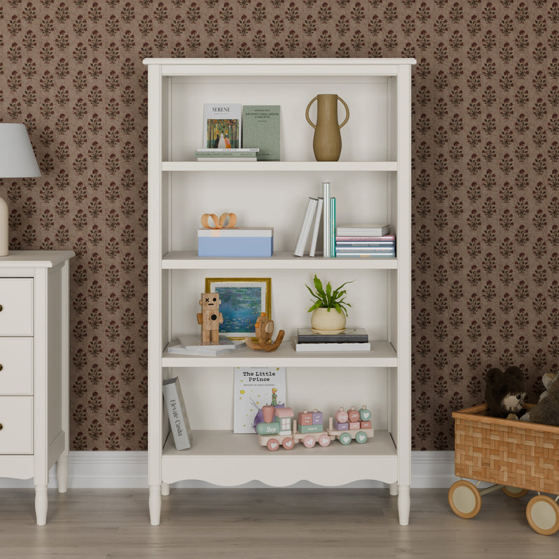 M7114RW,Liberty Assembled Bookcase in Warm White