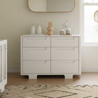 M23426W,Yuzu 6-Drawer Dresser in White