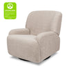M27687EGS,Winslow Extra Wide Recliner and Swivel Glider in Earl Grey Shearling