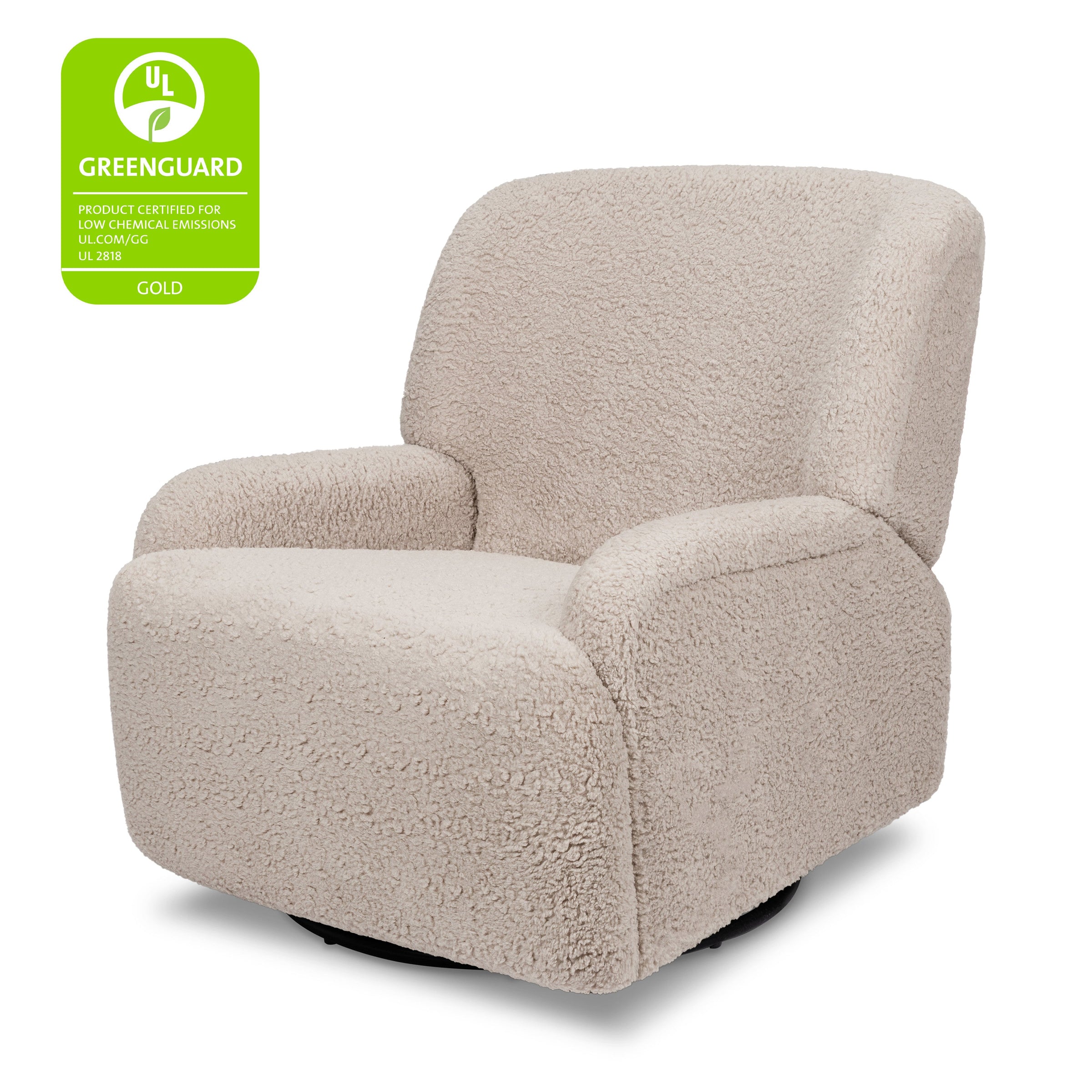 M27687EGS,Winslow Extra Wide Recliner and Swivel Glider in Earl Grey Shearling