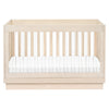 M8601KNX,Harlow 3-in-1 Convertible Crib w/Toddler Bed Conversion Kit in Washed Natural/