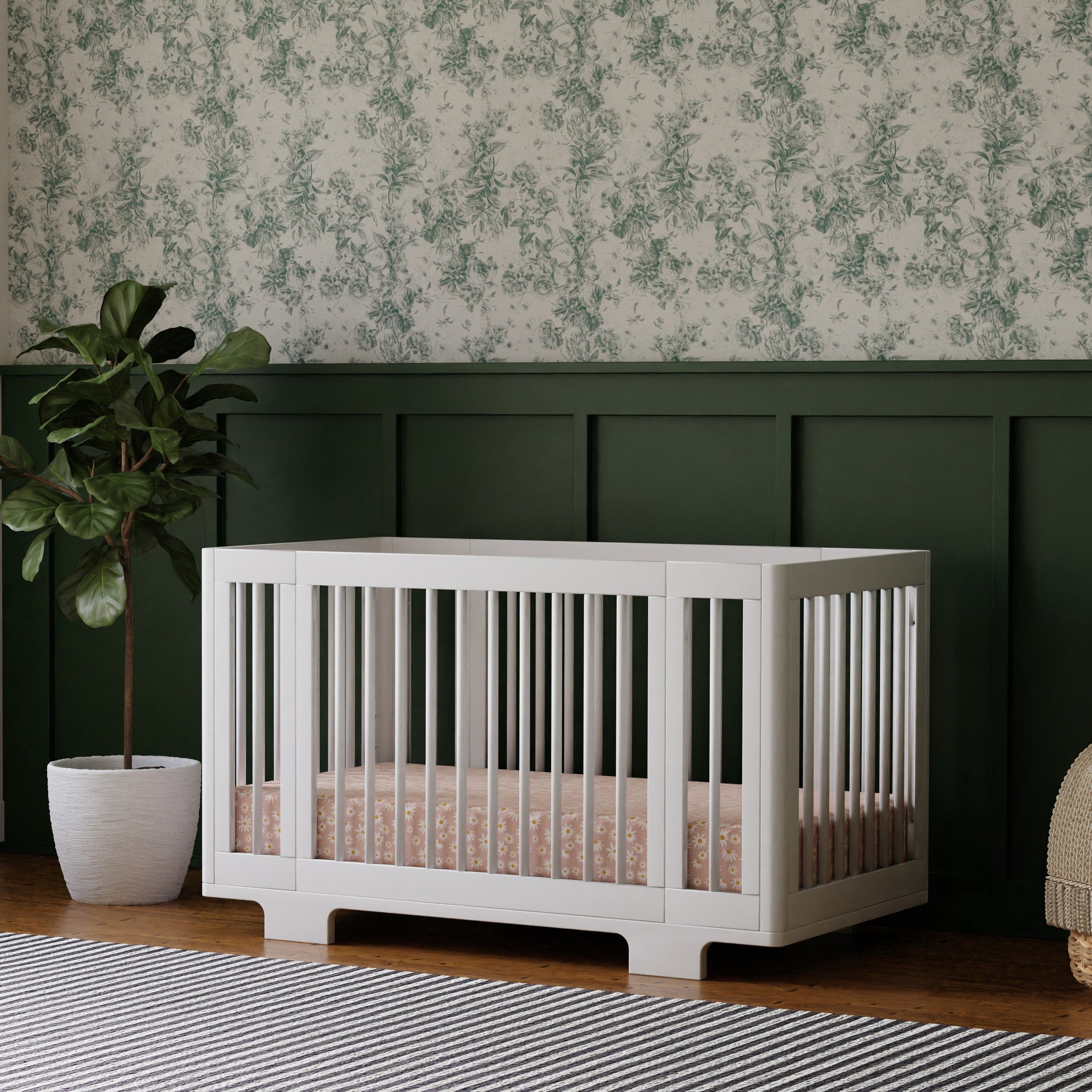 M23401W,Yuzu 8-in-1 Convertible Crib w/All-Stages Conversion Kits in White
