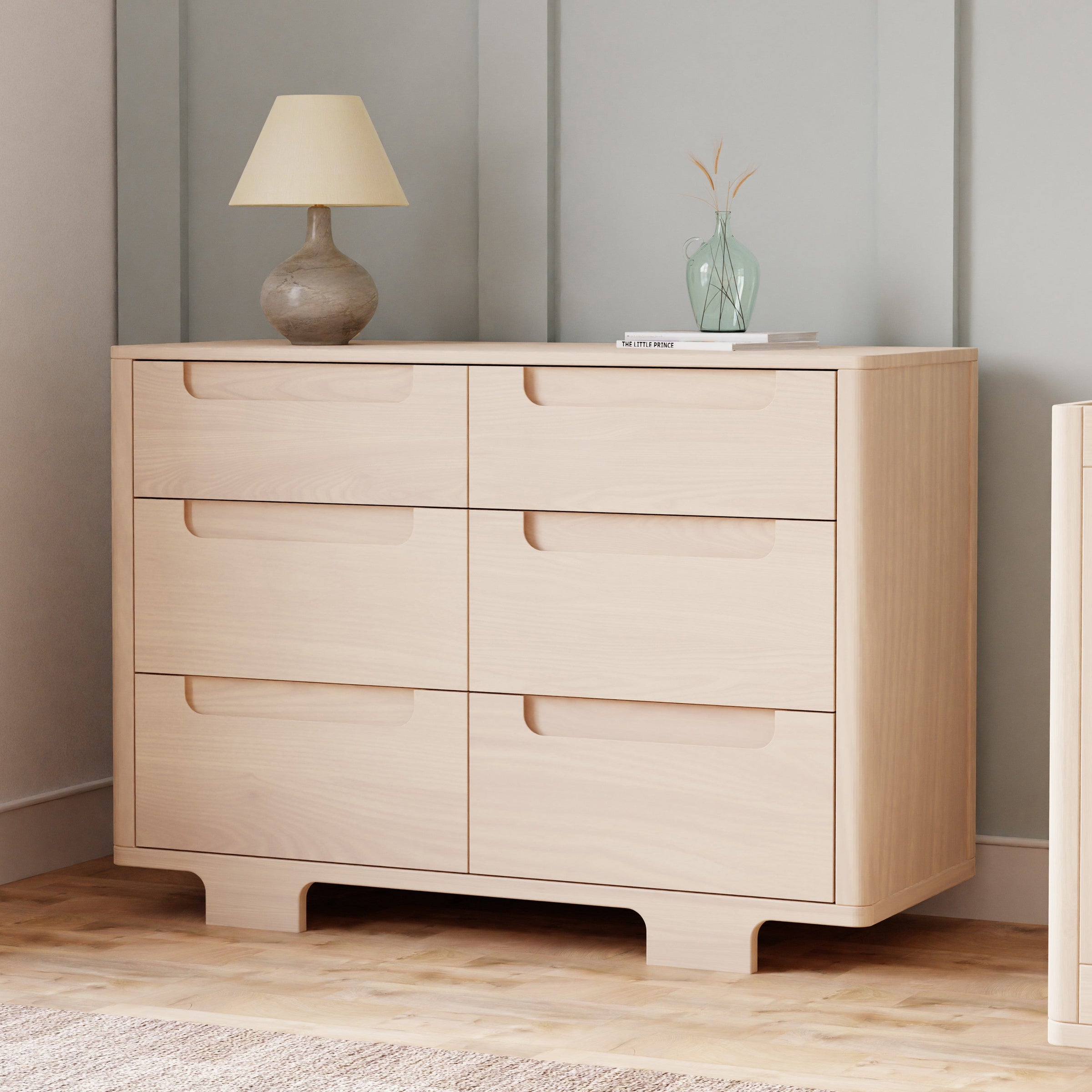 M23426NX,Yuzu 6-Drawer Dresser in Washed Natural