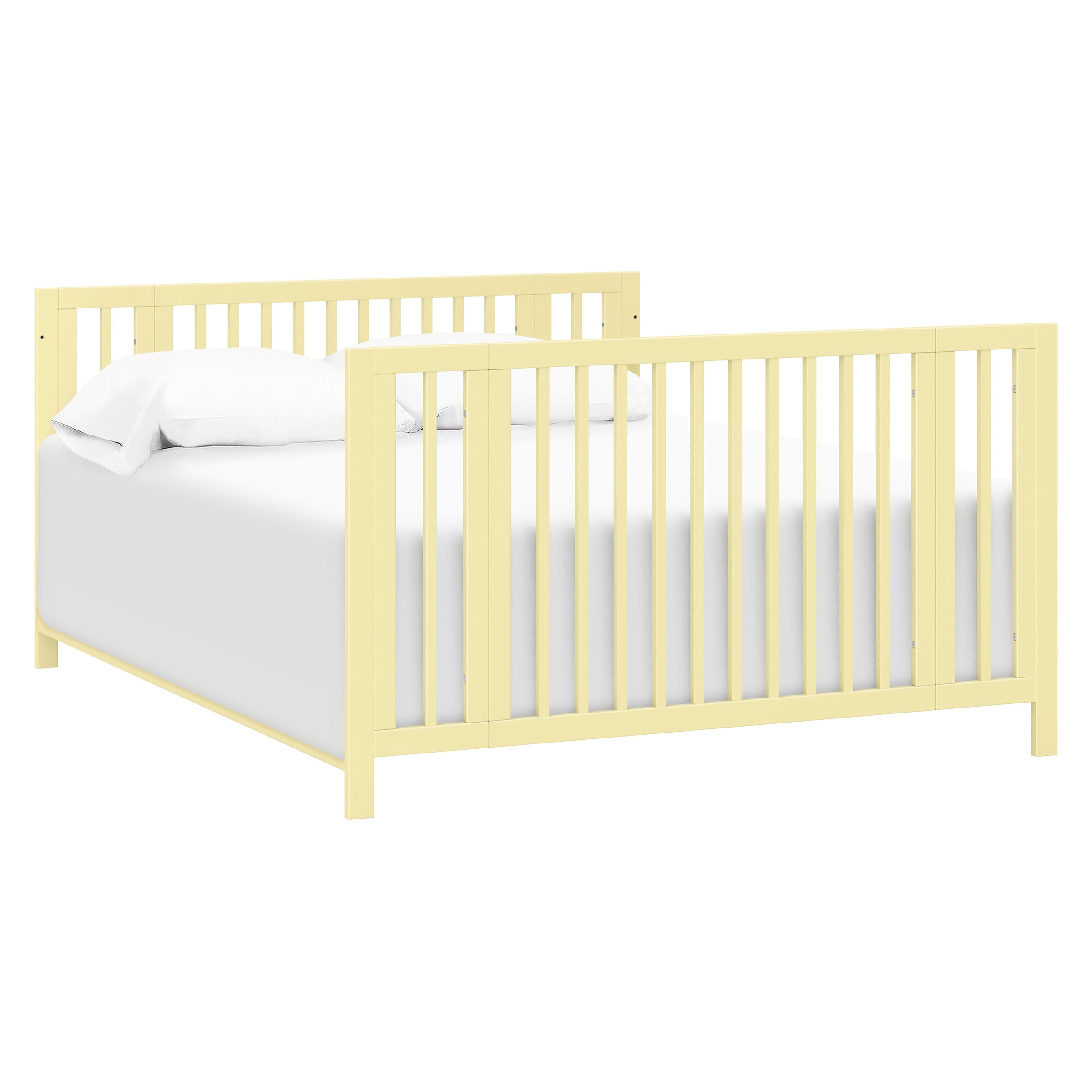 M30880PY,Rolli 9-in-1 Convertible All-Stages?? Crib w/ Bassinet & Toddler Bed Kits in Pale Yellow