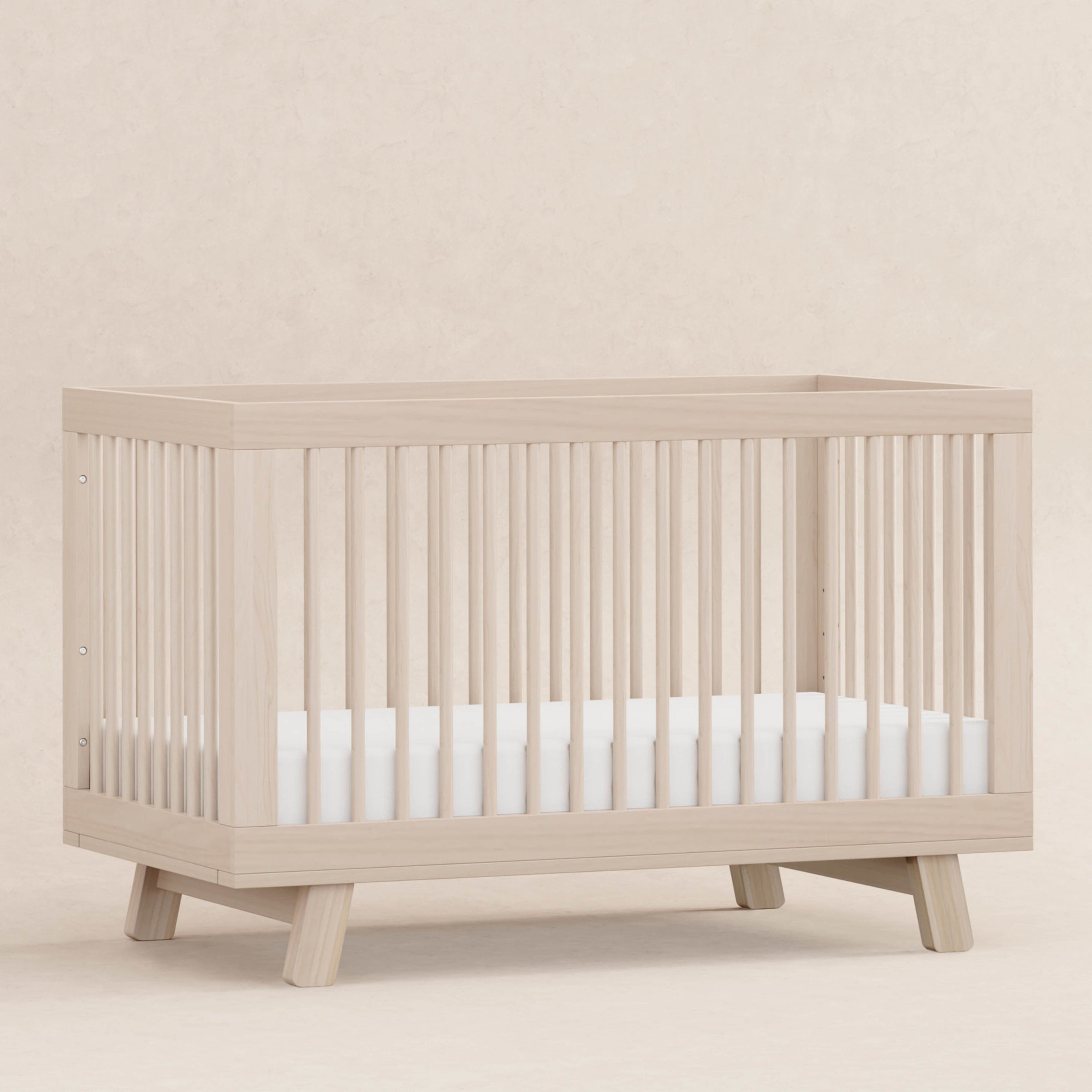 M4201NX,Hudson 3-in-1 Convertible Crib w/Toddler Bed Conversion Kit in Washed Natural