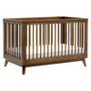 M5801NL,Scoot 3-in-1 Convertible Crib w/Toddler Bed Conversion Kit in Natural Walnut