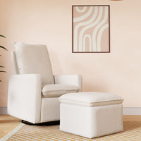 M20985PCMEW,Cali Storage Ottoman in Performance Cream Eco-Weave