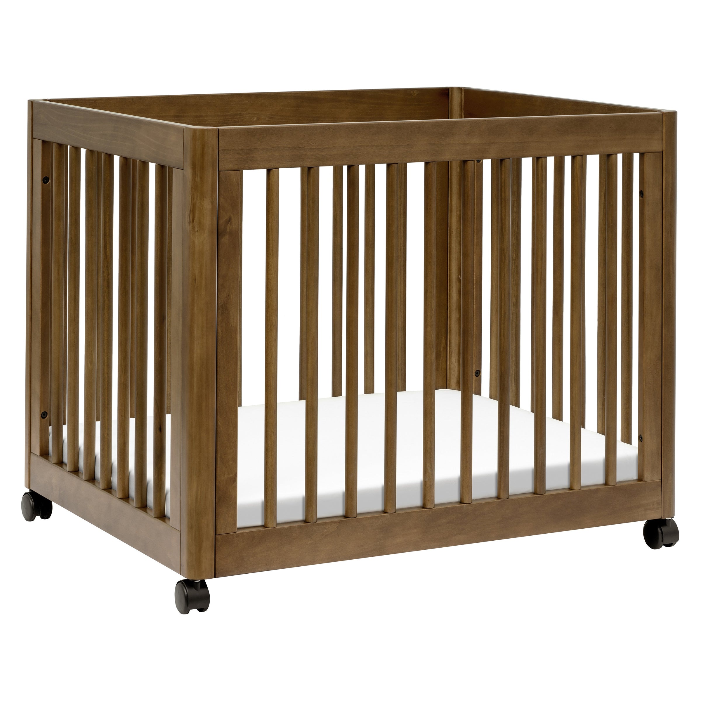 M23401NL,Yuzu 8-in-1 Convertible Crib w/All-Stages Conversion Kits in Natural Walnut