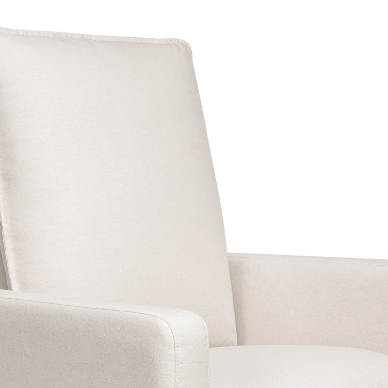 M20987PCMEW,Cali Pillowback Swivel Glider in Performance Cream Eco-Weave