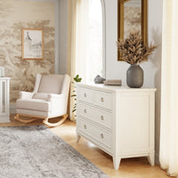 M10716RW,Emma Regency 4-Drawer Dresser in Warm White