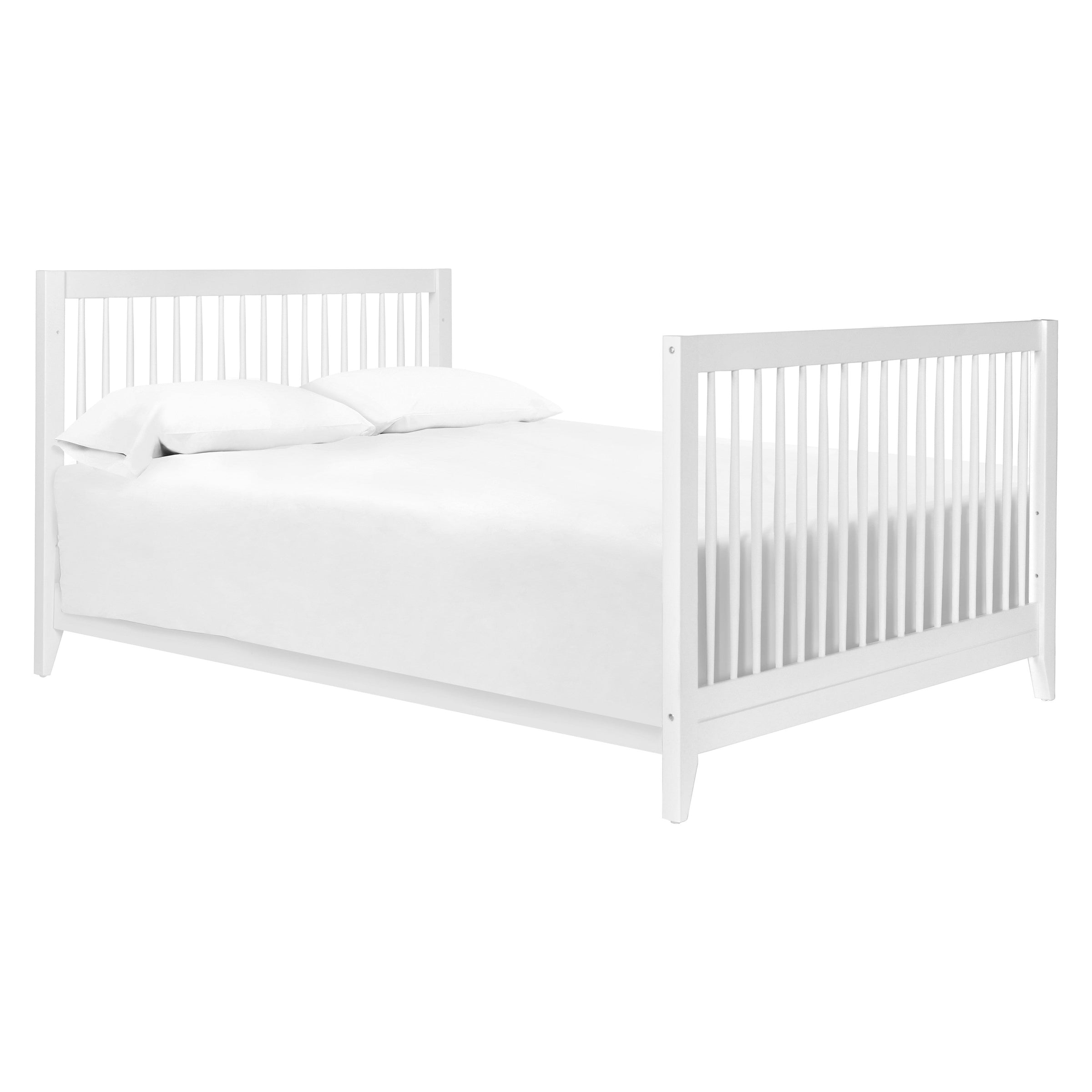 M10301W,Sprout 4-in-1 Convertible Crib w/Toddler Bed Conversion Kit in White Finish