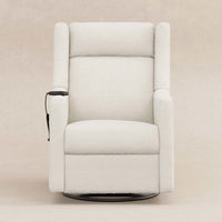 M11283PWB,Kiwi Deluxe Power Glider Recliner w/Heat&Massage in Performance Ivory Boucle