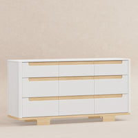 M23428WN,Yuzu 9-Drawer Dresser  Assembled in White/Natural