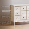 M7116RW,Liberty 6-Drawer Assembled Dresser in Warm White