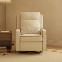M23082PCMTB,Nate Berkus x Babyletto Sigi Pro Power Recliner in Performance Cream Linen w/Toffee Base