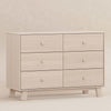 M32526NX,Hudson Modern 6-Drawer Assembled Double Dresser in Washed Natural