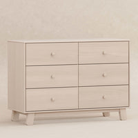 M32526NX,Hudson Modern 6-Drawer Assembled Double Dresser in Washed Natural