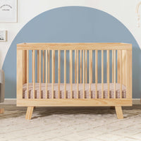 M4201N,Hudson 3-in-1 Convertible Crib w/Toddler Bed Conversion Kit in Natural Finish