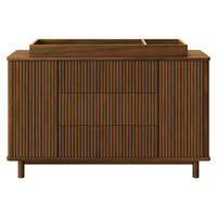 M29816NL,Pogo Tambour Assembled Dresser in Natural Walnut