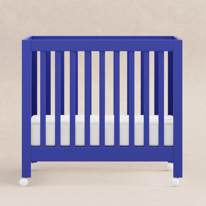 M6698CBT,Origami Mini Crib in Cobalt