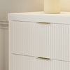 M26716RW,Brimsley Tambour 6-Drawer Assembled Dresser in Warm White