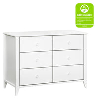 M10326W,Sprout 6-Drawer Double Dresser in White