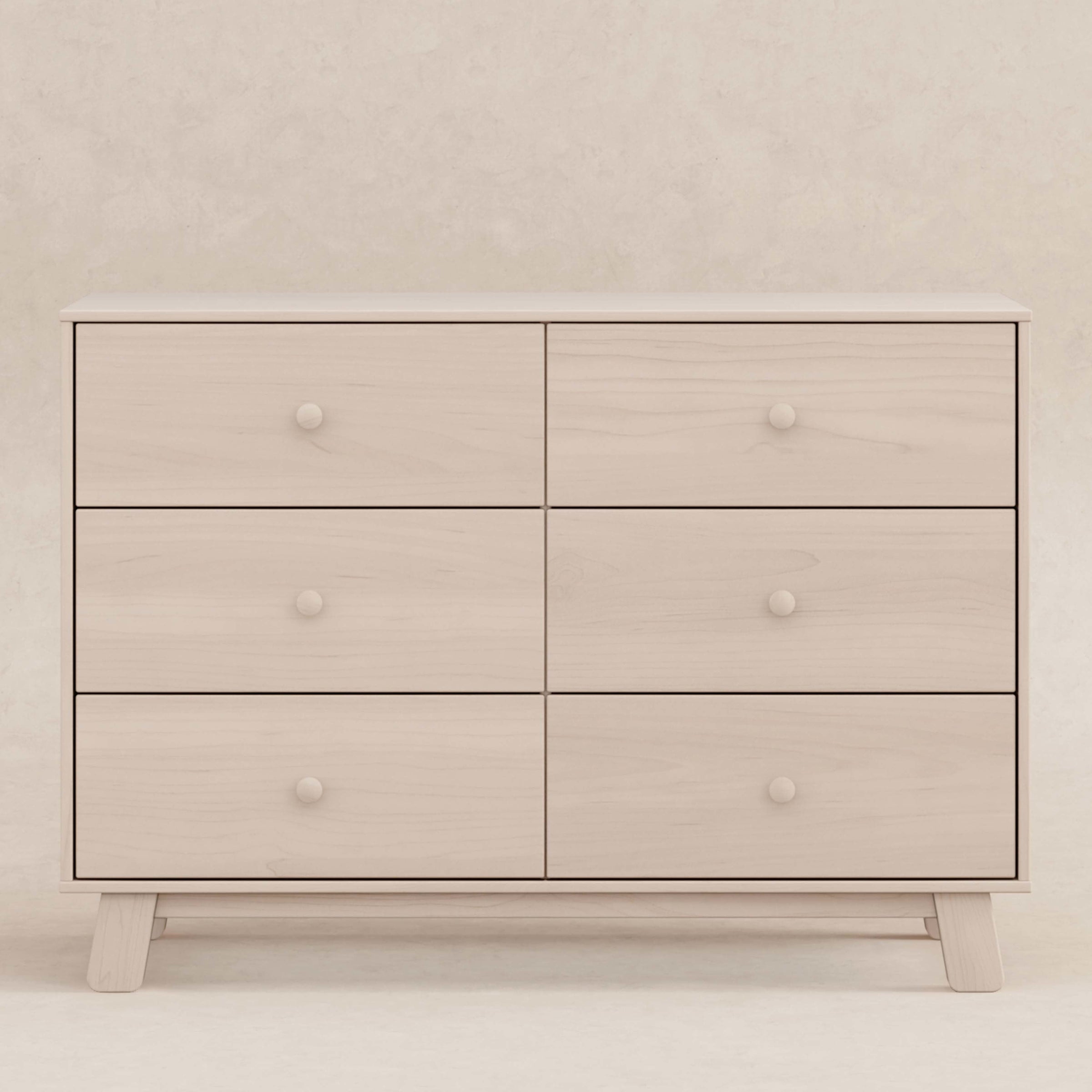 M32526NX,Hudson Modern 6-Drawer Assembled Double Dresser in Washed Natural