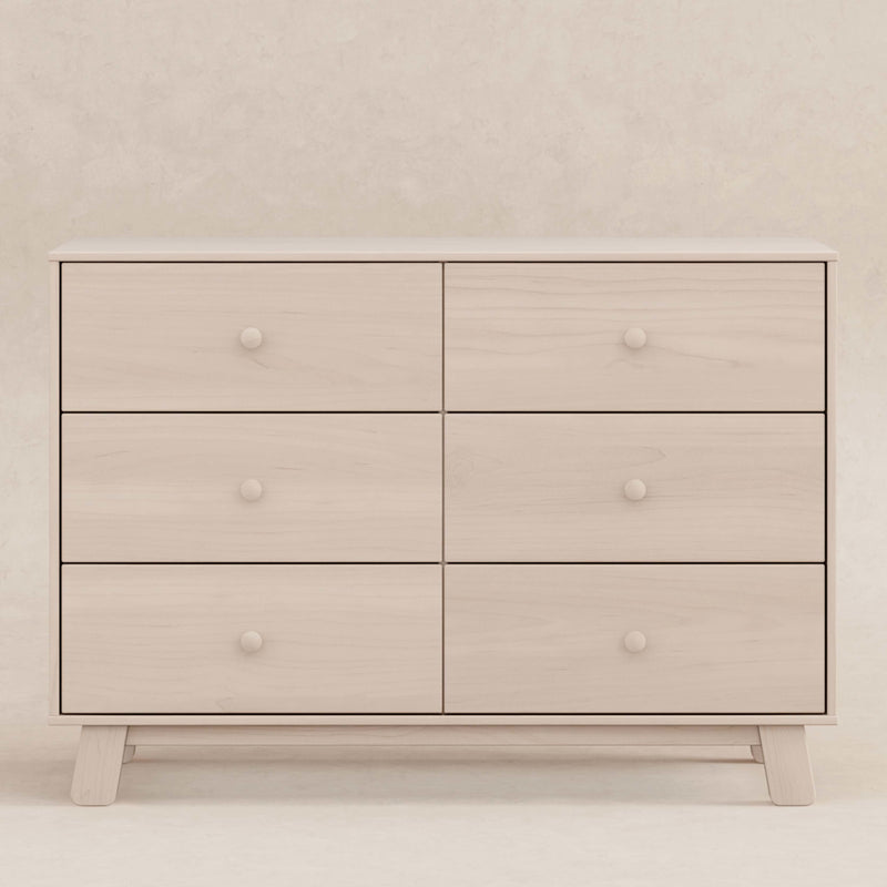 M32526NX,Hudson Modern 6-Drawer Assembled Double Dresser in Washed Natural