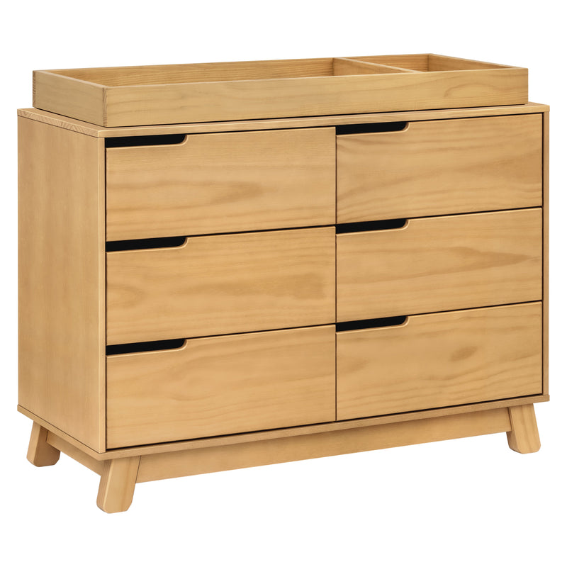 M4216HY,Hudson 6-Drawer Double Dresser  Assembled in Honey