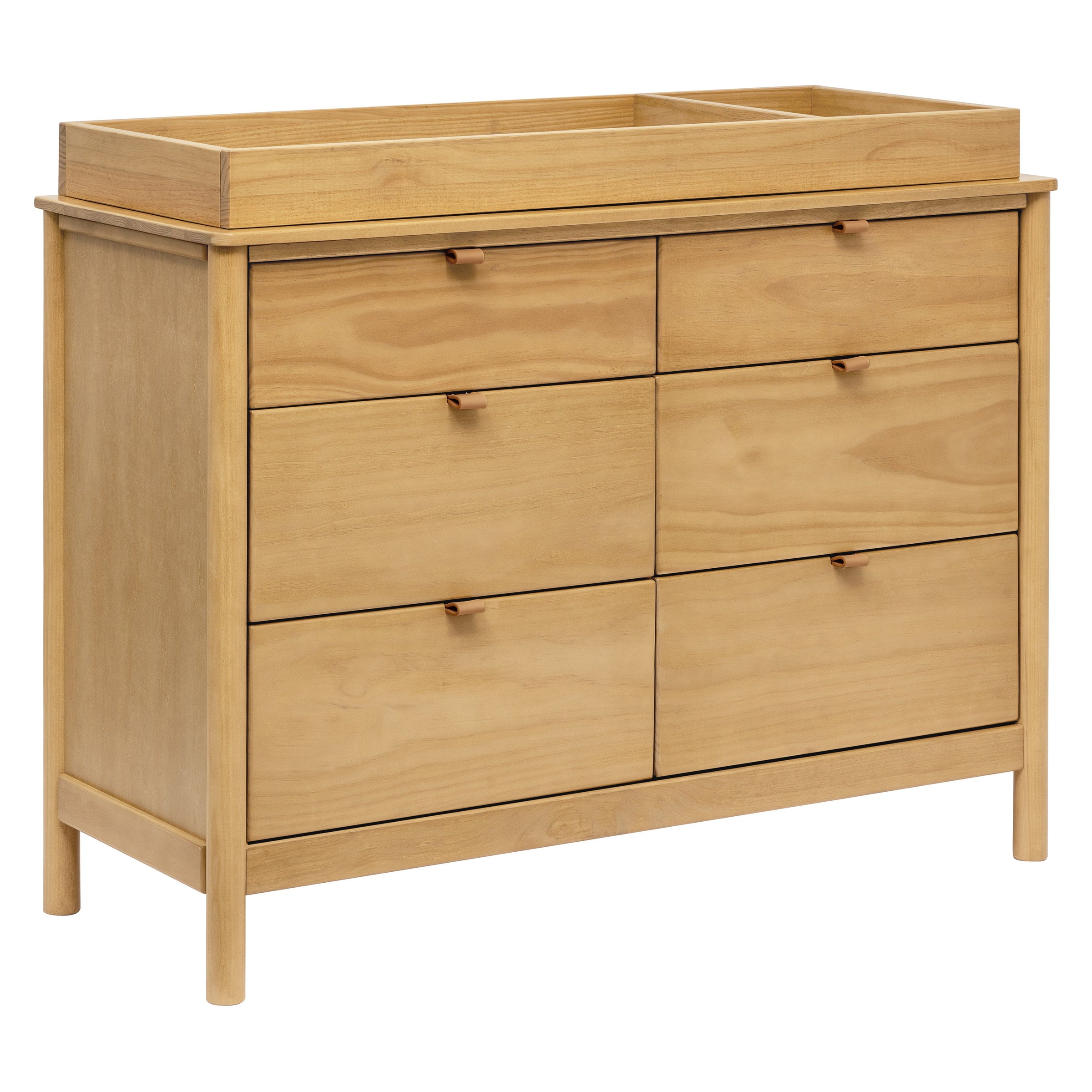 M25616HY,Bondi 6-Drawer Assembled Dresser in Honey