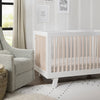 M4201WNX,Hudson 3-in-1 Convertible Crib w/ToddlerBedConversionKit in White/Washed Natural