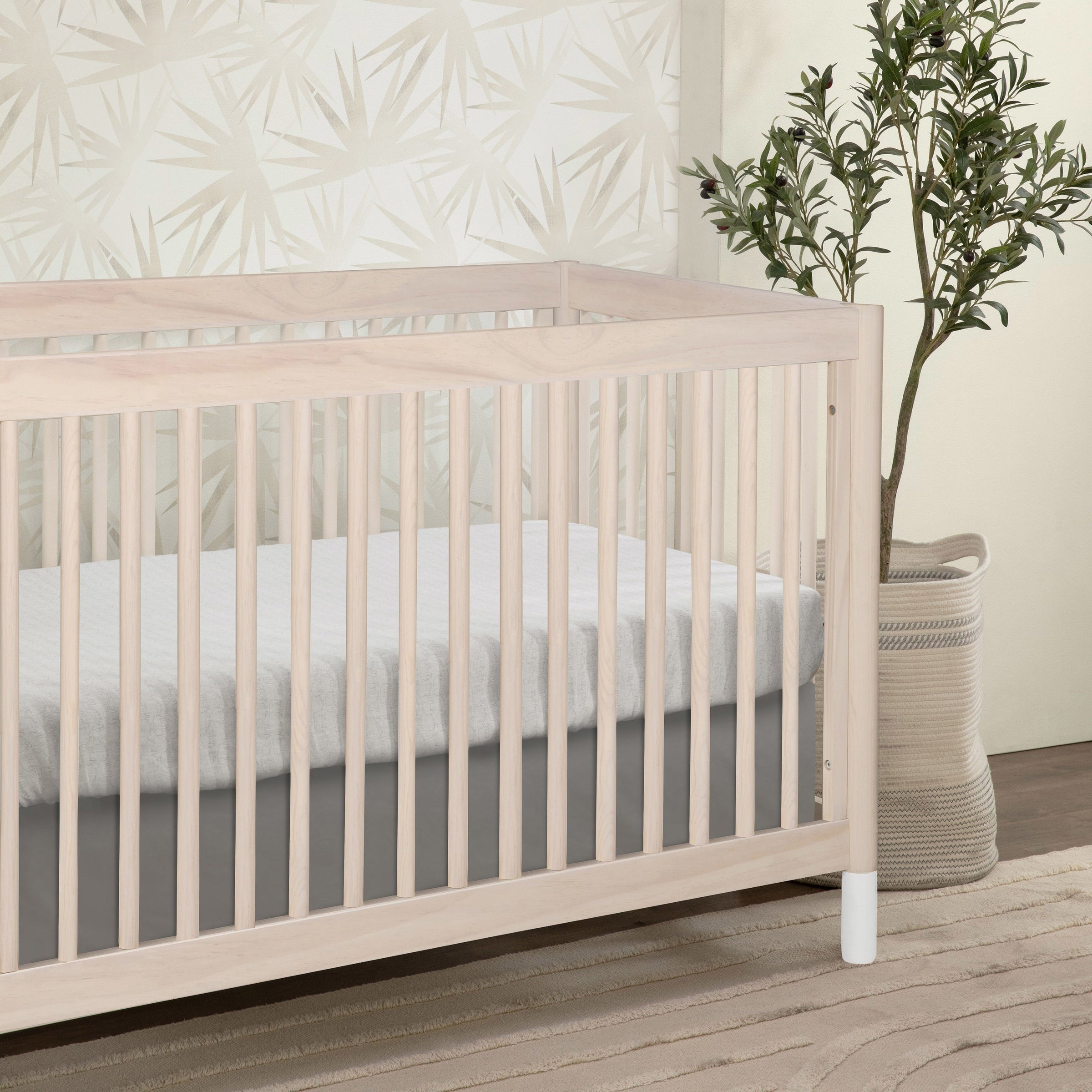 M12901NXW,Gelato 4-in-1 Convertible Crib w/Toddler Conversion Kit in Washed Natural  W Feet