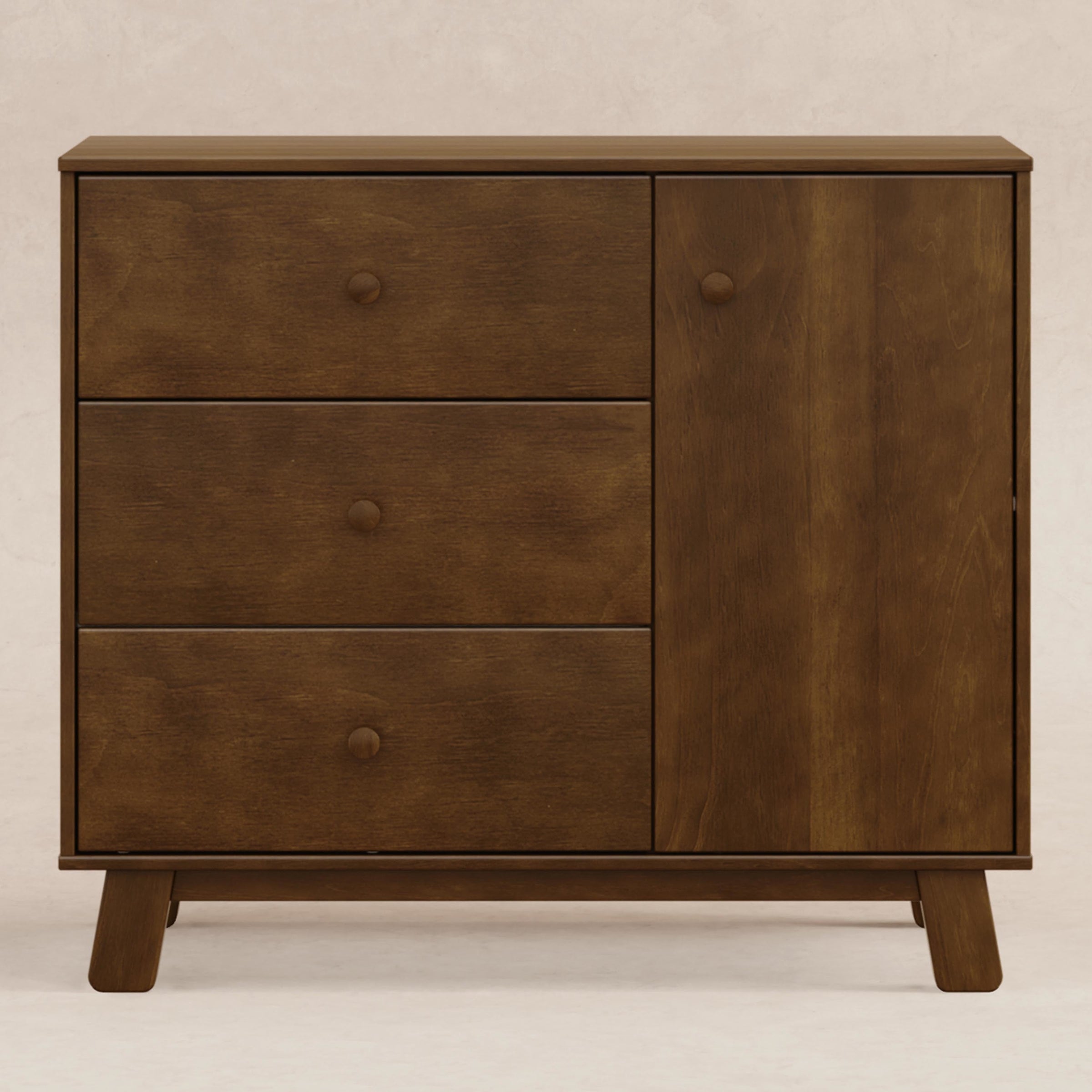 M32523NL,Hudson Modern 3-Drawer Dresser in Natural Walnut