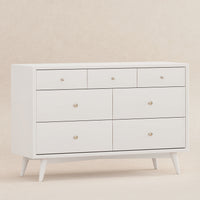 M15916RW,Palma 7-Drawer Double Dresser  Assembled in Warm White