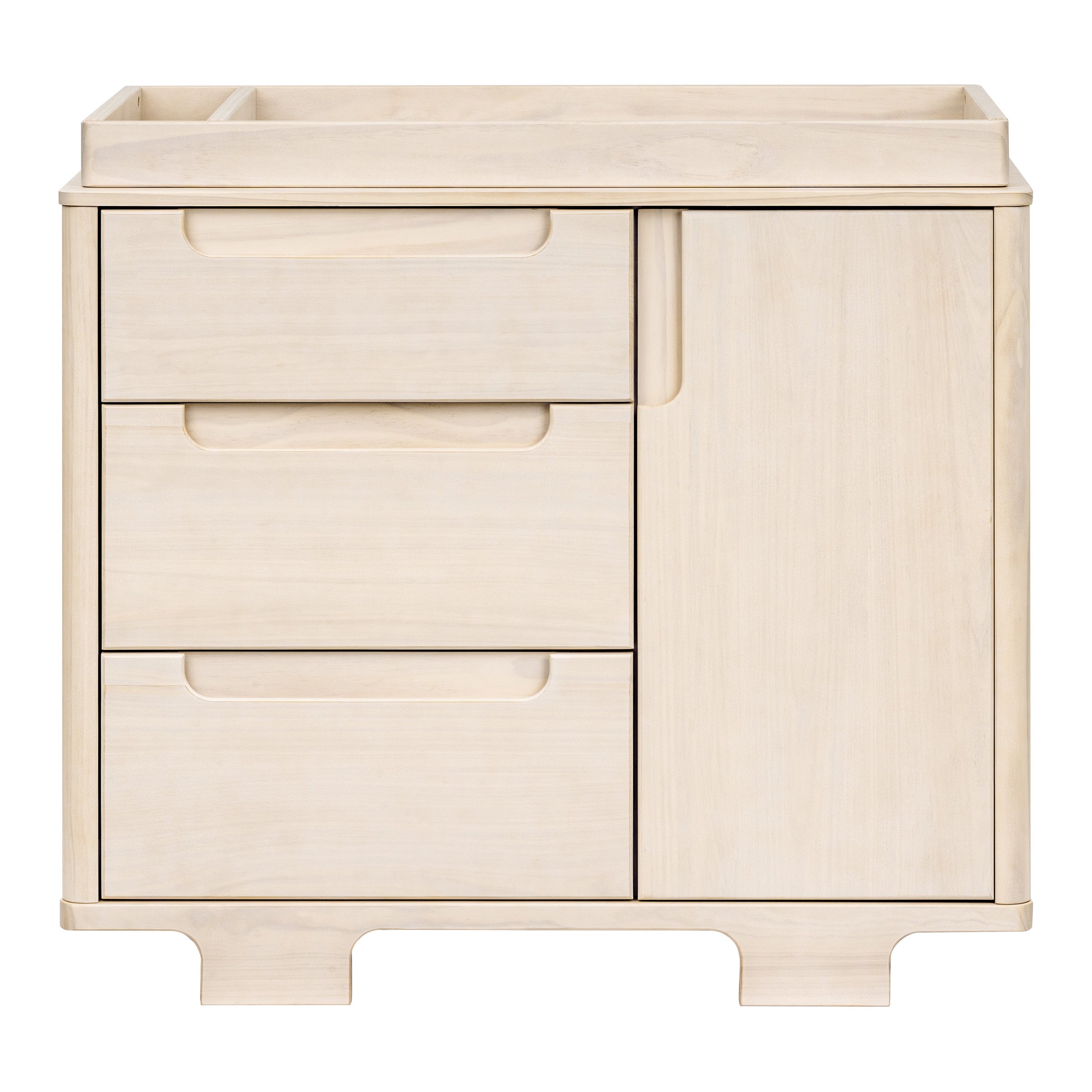 M23423NX,Yuzu 3-Drawer Changer Dresser in Washed Natural