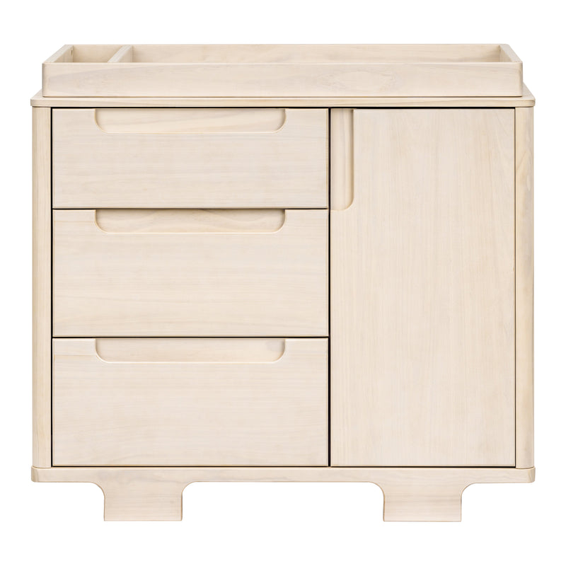 M23423NX,Yuzu 3-Drawer Changer Dresser in Washed Natural
