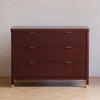 M26716CR,Brimsley Tambour 6-Drawer Assembled Dresser in Crimson