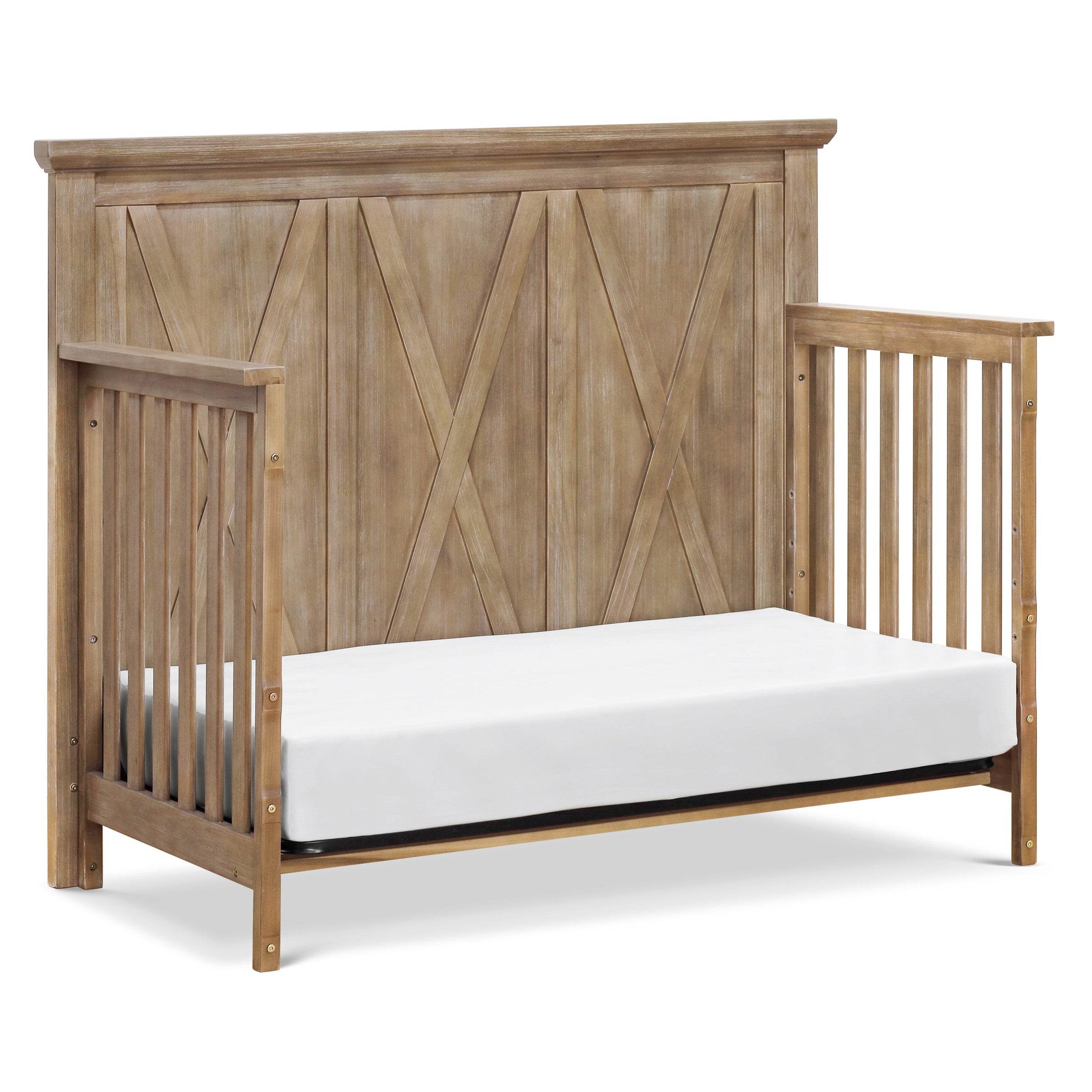 B14501DF,Emory Farmhouse 4-in-1 Convertible Crib in Driftwood