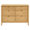 M25616HY,Bondi 6-Drawer Assembled Dresser in Honey