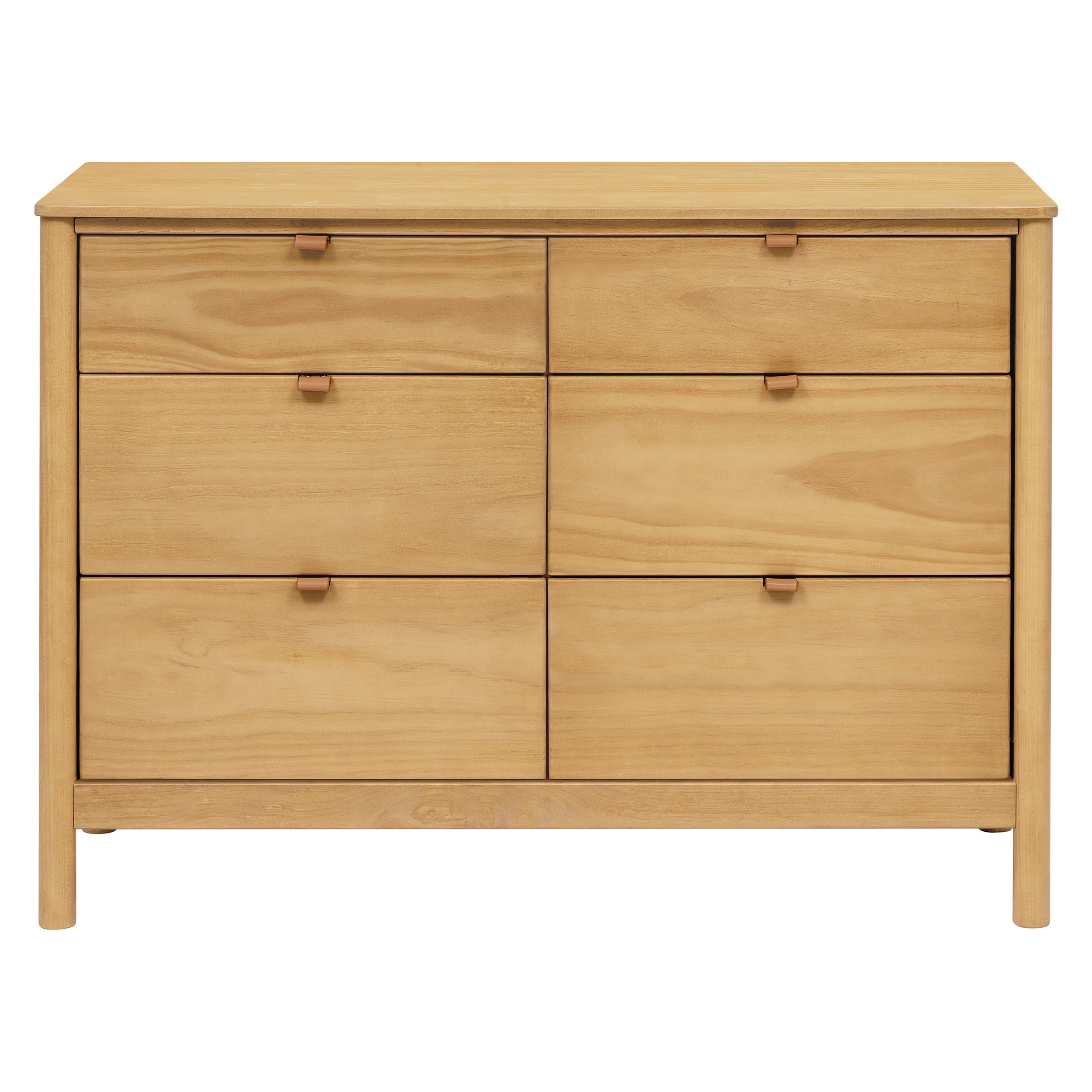 M25616HY,Bondi 6-Drawer Assembled Dresser in Honey