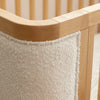 M26201HYWB,Bondi Boucle 4-in-1 Convertible Crib w/ Toddler Bed Kit in Honey with Ivory Boucle