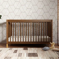M12901NLGLD,Gelato 4-in-1 Convertible Crib w/Toddler Conversion Kit in Natural Walnut Gold Ft