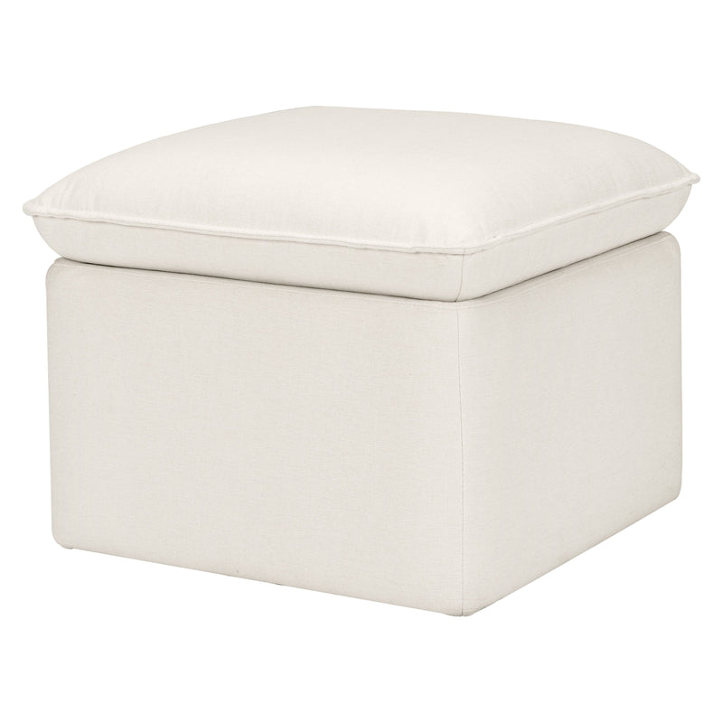M20985PCMEW,Cali Storage Ottoman in Performance Cream Eco-Weave