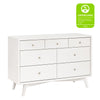 M15916RW,Palma 7-Drawer Double Dresser  Assembled in Warm White