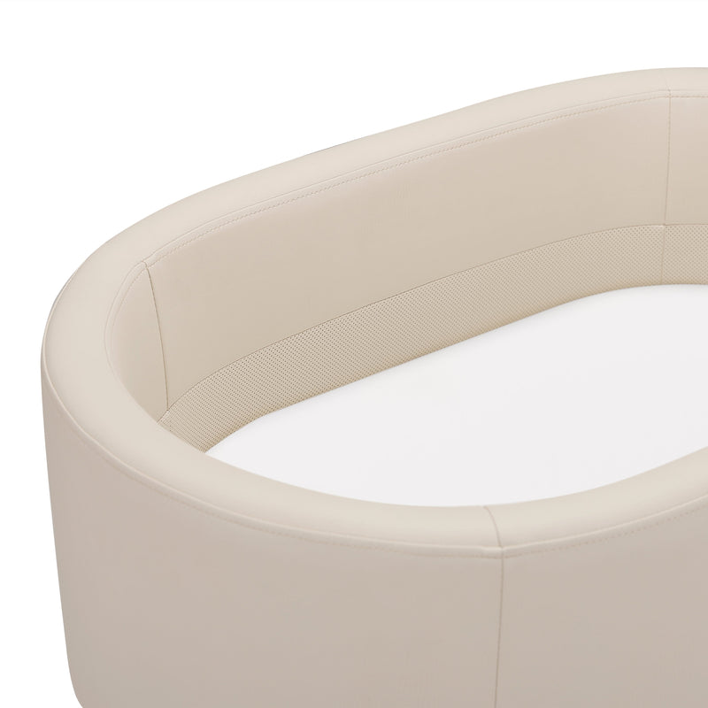 M26834GYLB,babyletto x GATHRE Capsule Bassinet in Ivory