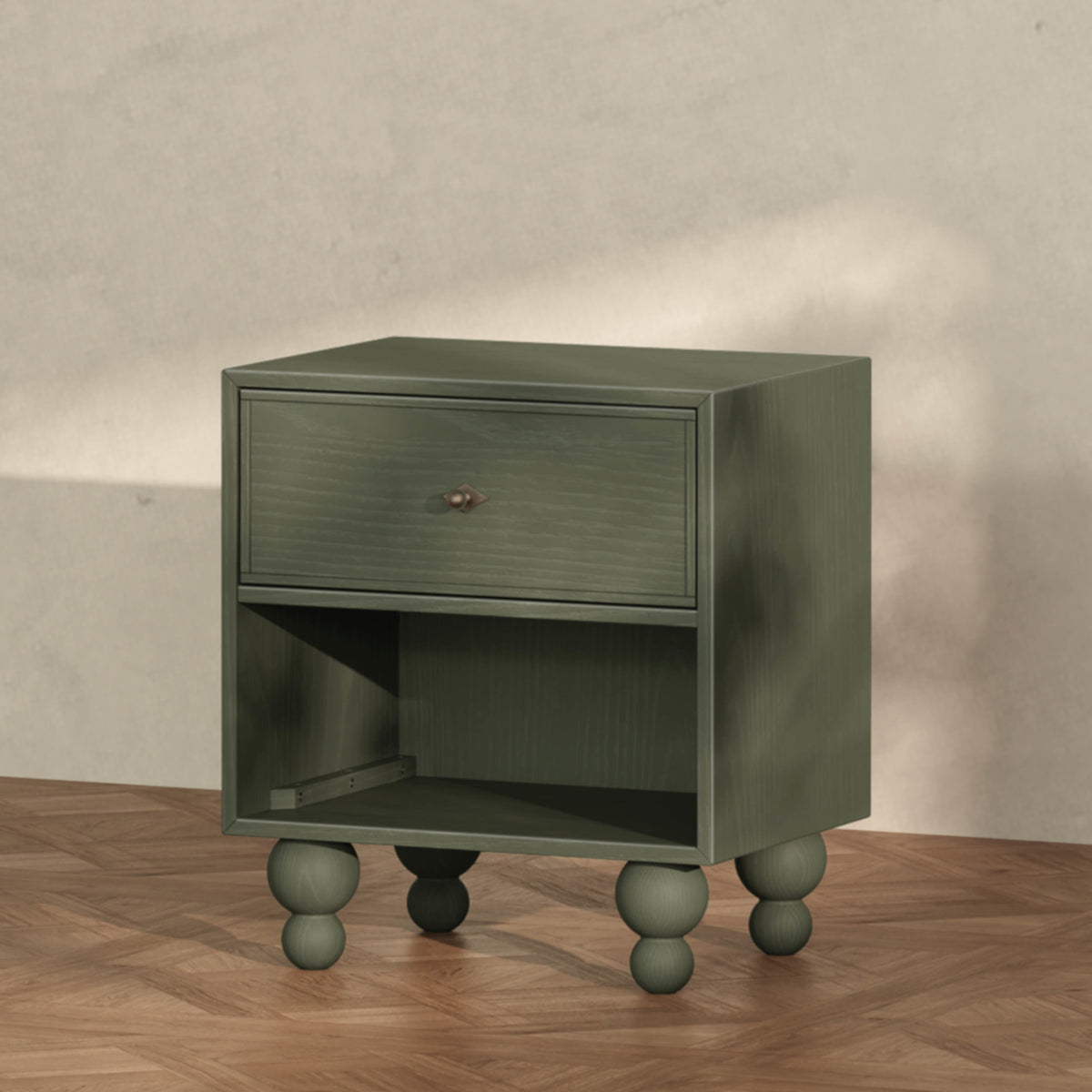 M33360AE,Nate Berkus x Babyletto Astre Nightstand in Archival Elm