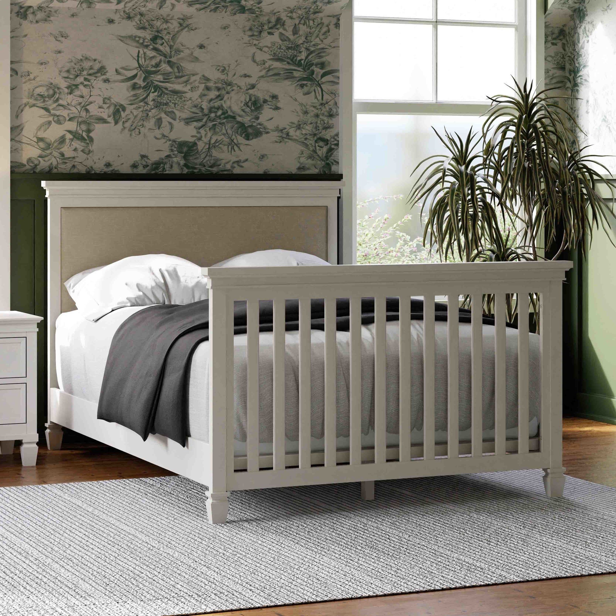 M15801RW,Darlington 4-in-1 Convertible Crib in Warm White