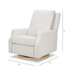 M22287FCSLB,Crewe Recliner and Swivel Glider in Fog Chatham Stripe Performance Eco-Weave w/LB